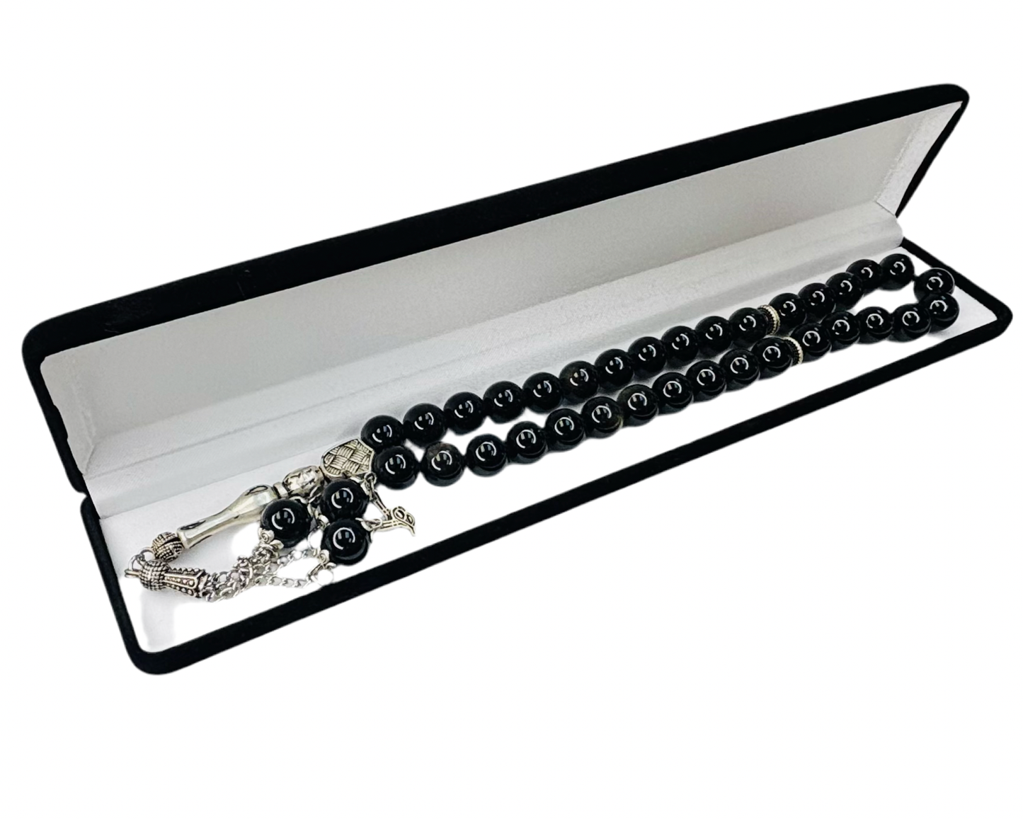 The Obsidian Tasbih - (33 Beads)