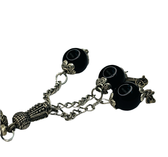 The Obsidian Tasbih - (33 Beads)