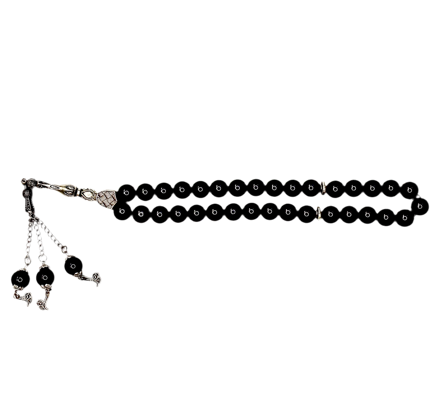 The Obsidian Tasbih - (33 Beads)