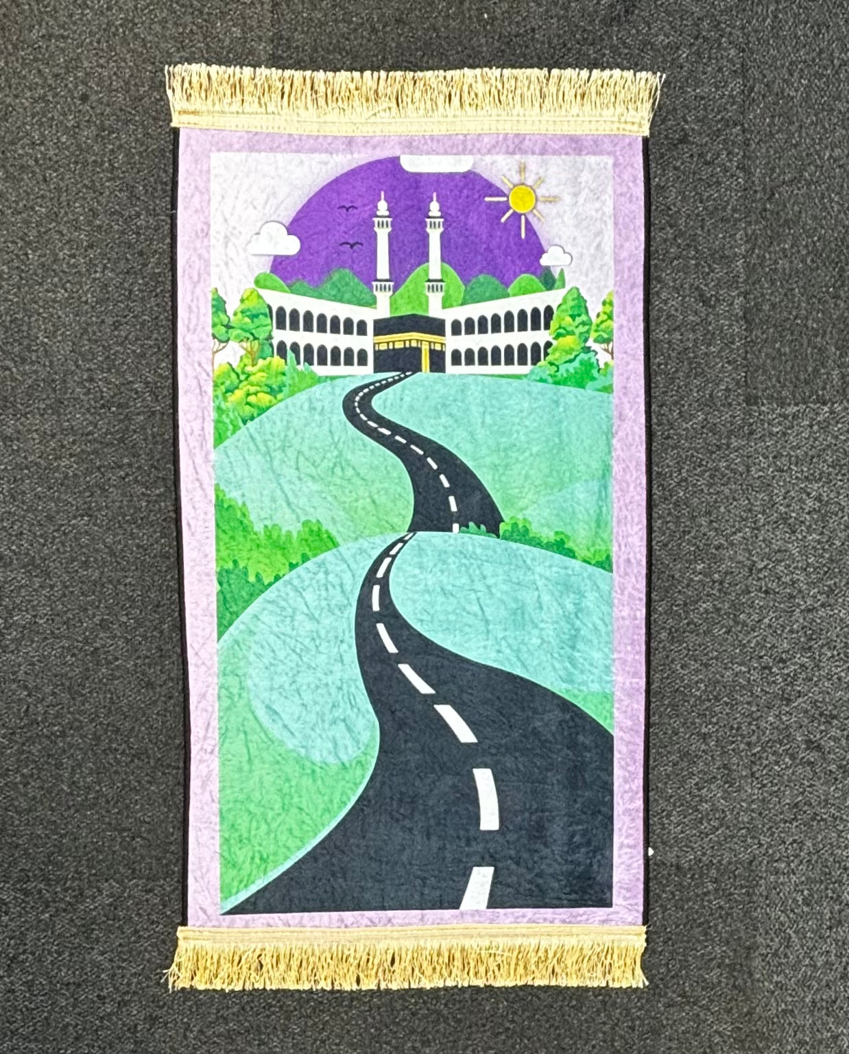 Road to MAKKAH PINK 50 x 110cm