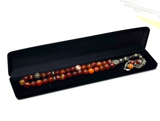 The Aqeeq Tasbih - (33 Beads)