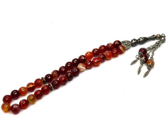 The Aqeeq Tasbih - (33 Beads)