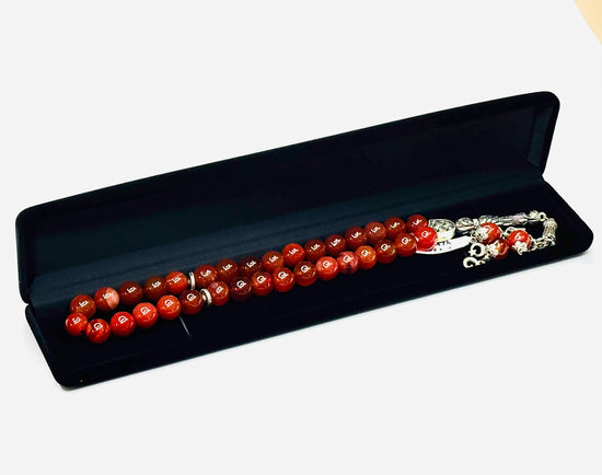 The Aqeeq Tasbih - (33 Beads)