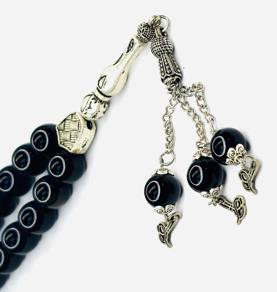 The Obsidian Tasbih - (33 Beads)